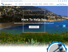 Tablet Screenshot of paolipurdylaw.com